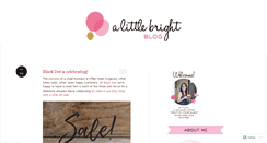 Desktop Screenshot of alittlebright.com